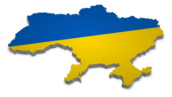 Oekraïne 3d — Stockfoto