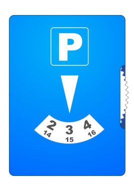 Parking Disc clipart