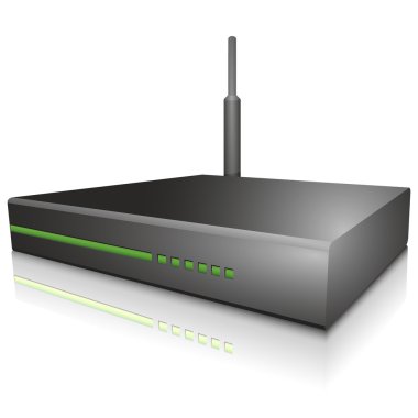 WLAN Router clipart