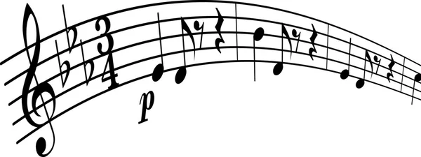 Полоса мелодии — стоковый вектор