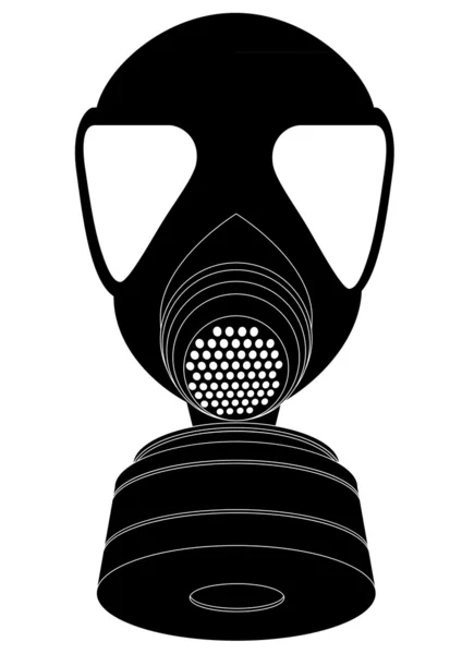 Gaz maskesi — Stok Vektör