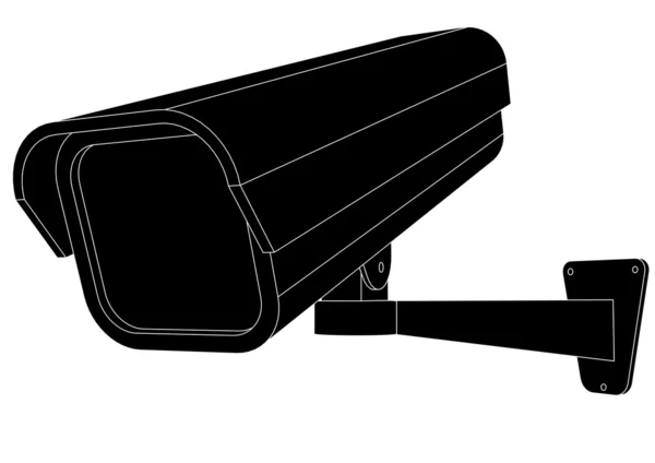 Cámara de vigilancia — Vector de stock