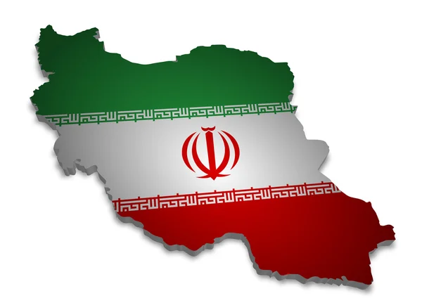 Iran outline — Stock Vector