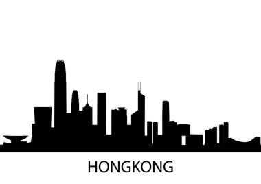 Skyline Hongkong clipart