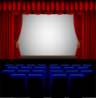 Movie theater clipart