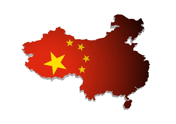 Chine 3D — Image vectorielle