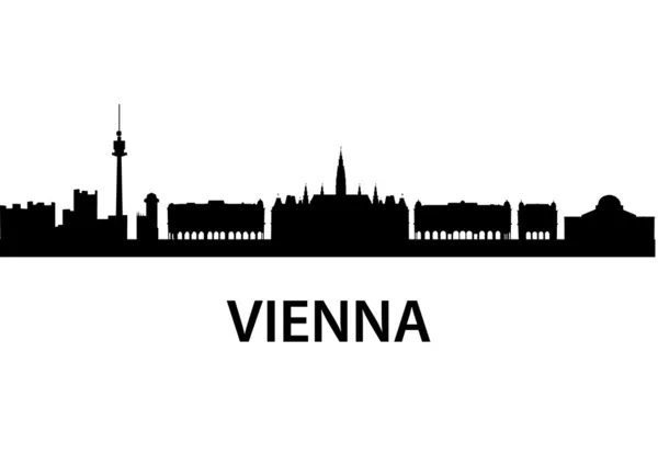 Skyline Viena — Vector de stock