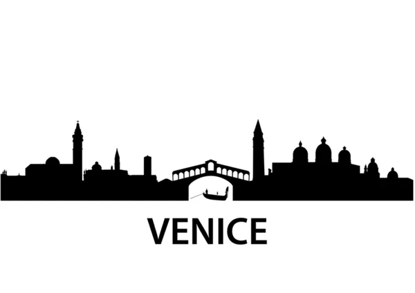 Skyline van Venetië — Stockvector