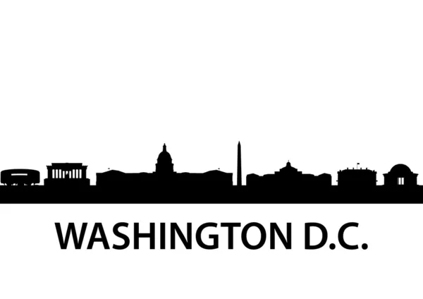 Skyline Washington D.C. . — Image vectorielle