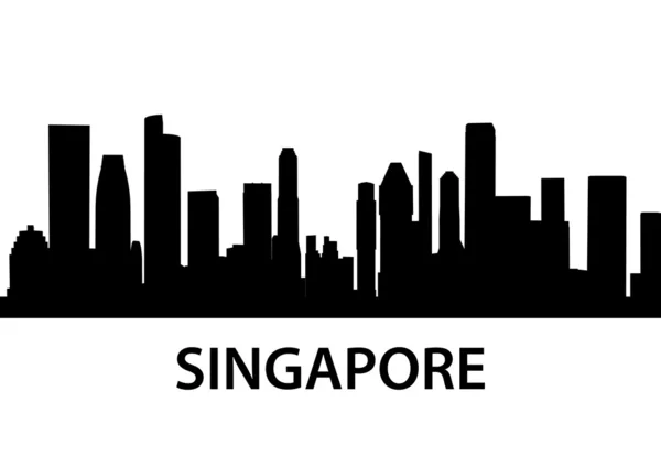 Skyline Singapura — Vetor de Stock