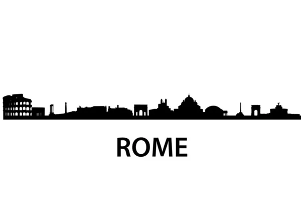 Panorama Řím — Stockový vektor