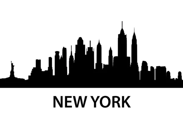 Panorama new Yorku — Stockový vektor