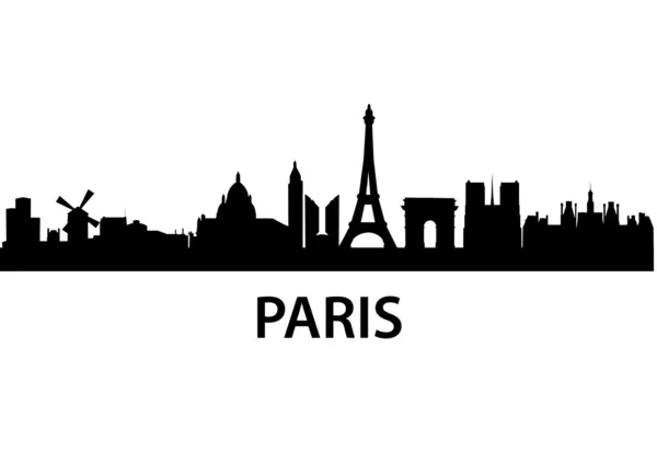 Skyline París — Archivo Imágenes Vectoriales