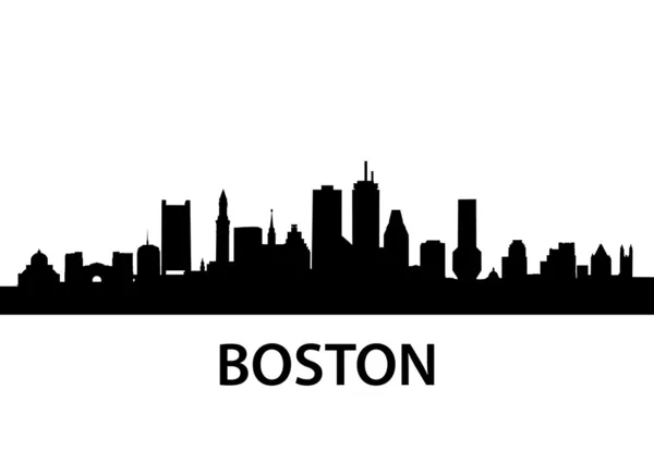Manzarası Boston — Stok Vektör