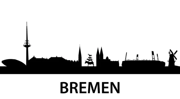 Panorama Brémy — Stockový vektor