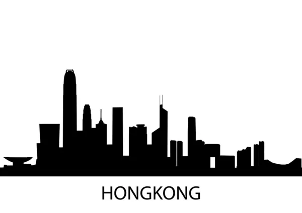 Skyline Hongkong — Stock Vector