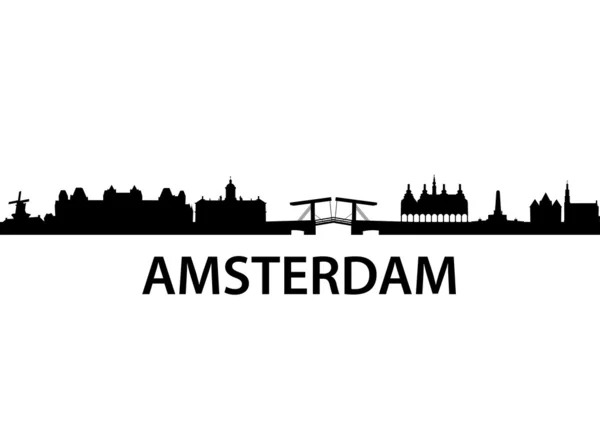 Panorama amsterdam — Stockový vektor