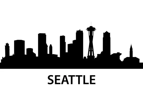 Skyline Seattle — Image vectorielle