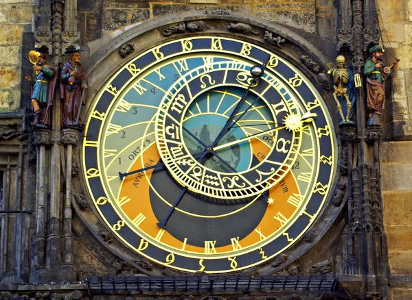 Astronomical clock in Prague. Czech Republic. — Stock Photo, Image