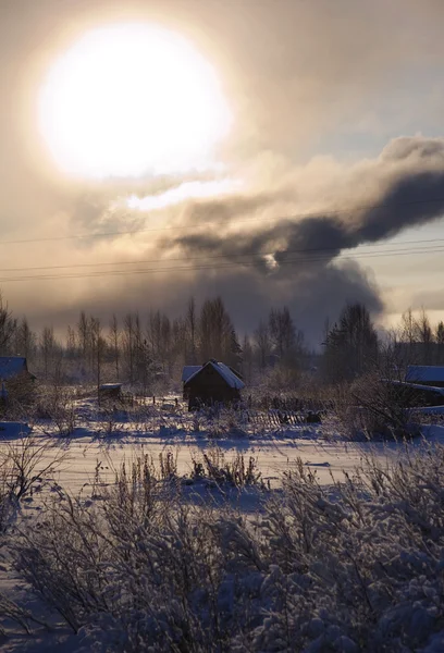 겨울의 시골 지역 — 스톡 사진