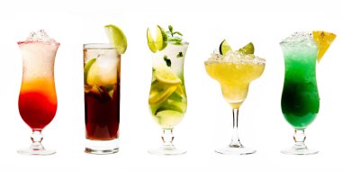 Few cocktails clipart