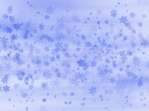 Jul snöflinga bakgrund — Stockfoto