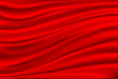 Abstract Vector Texture, red silk