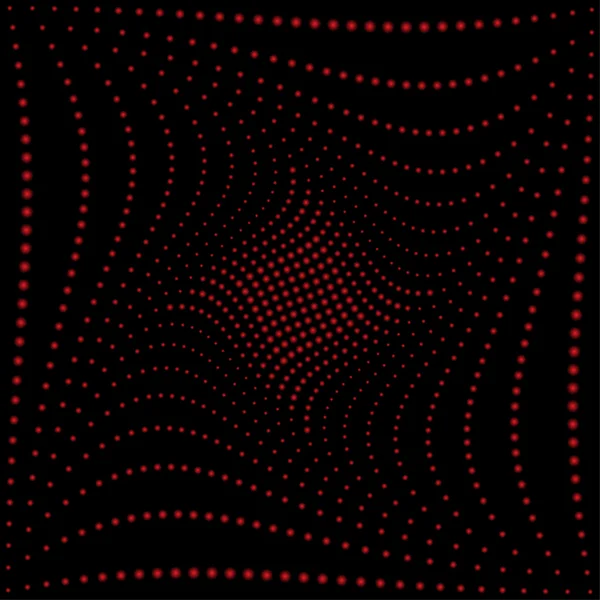 抽象的未来派设计的红色圆圈背景 — 图库矢量图片
