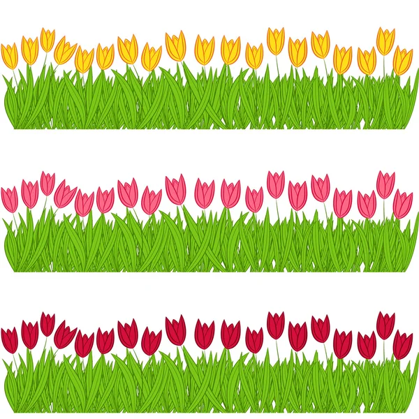 Tulipanes — Archivo Imágenes Vectoriales