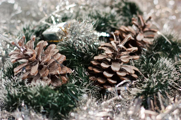 Kerst en nieuwjaar decoratie — Stockfoto