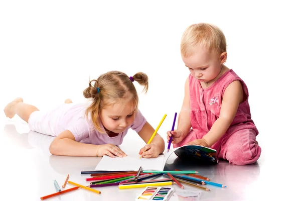 Children drawing — Stock Photo, Image