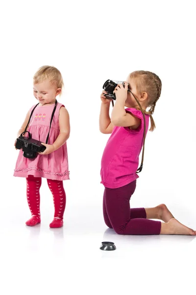 Crianças fotografando — Fotografia de Stock