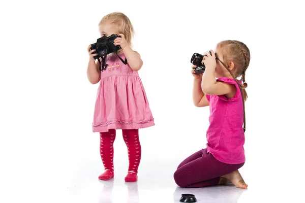 Фотографування дітей — стокове фото