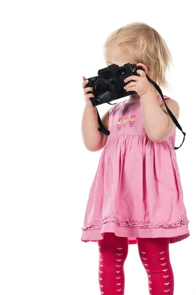 Barn fotografering — Stockfoto