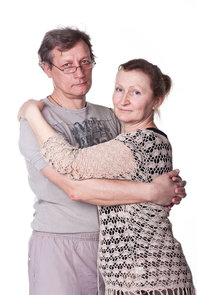 Heureux couple d'aînés amoureux — Photo