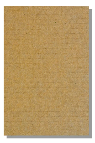 Gele recycle papier textuur — Stockfoto