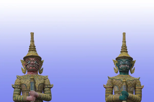 タイの寺院、タイの大きな巨大な人形 — ストック写真