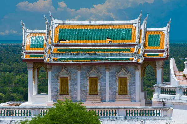 Thajské chrám v phetchaburi, Thajsko — Stock fotografie