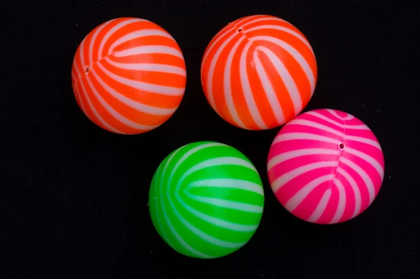 Barevné plastové míčky — Stock fotografie