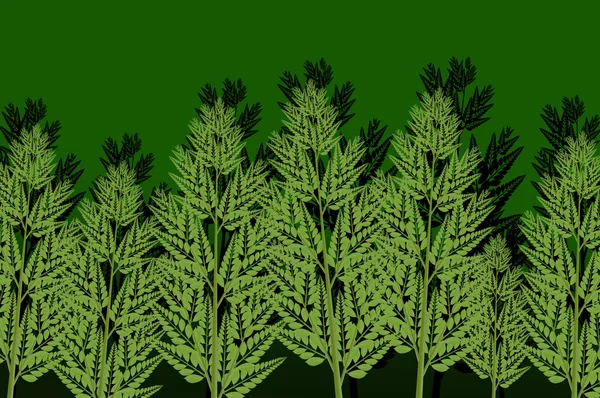 Зеленый лист изолирован на зеленом фоне — стоковое фото