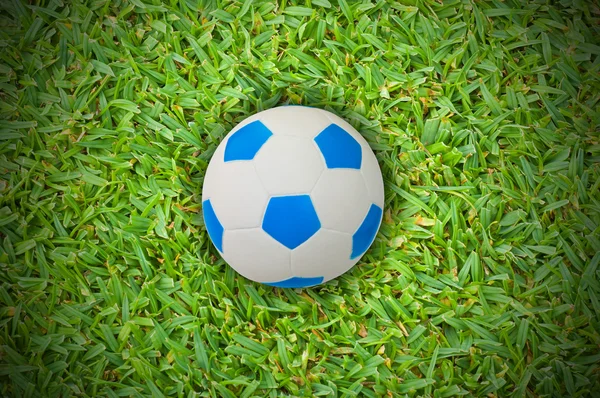 Football isolated on grass background — Stock Photo, Image