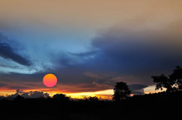 Sonnenuntergang Thailand — Stockfoto