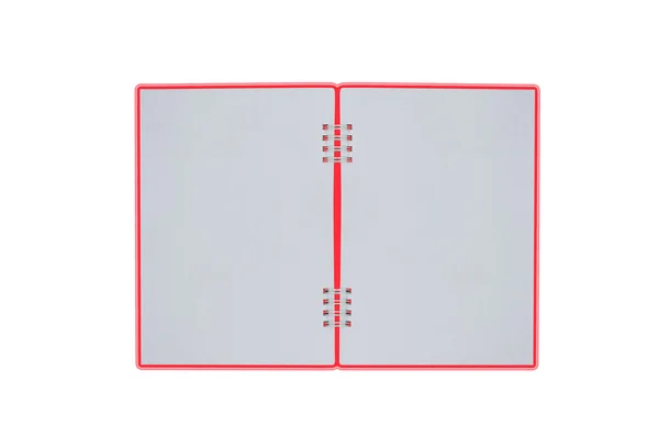 Isolated Blank Notebook White Background — Stock Photo, Image