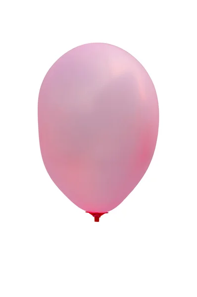 Felfújható Ballon Elszigetelt Fehér Vágógörbével — Stock Fotó