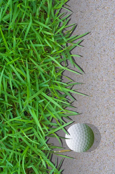 Golfboll Bunkern — Stockfoto