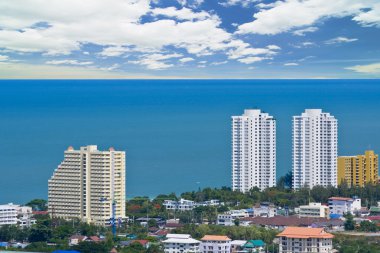 Tayland hua hin şehrin manzarası