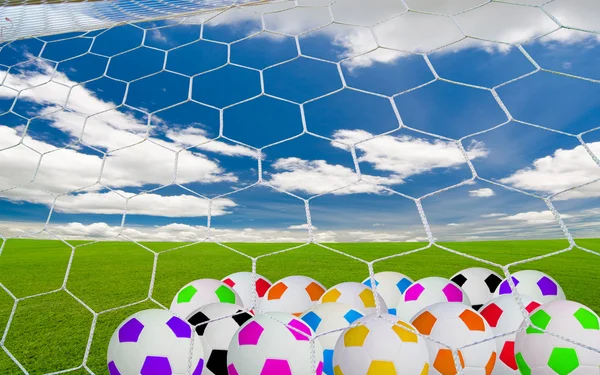 Objetivo de fútbol — Foto de Stock