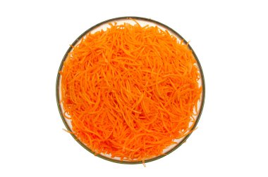 Grated carrots clipart