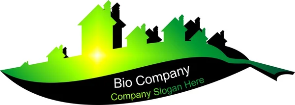 Stock vector Bio logo, ecopolis