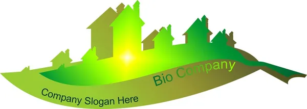 Logo Dla Produktów Ekologicznych Biopolis — Wektor stockowy